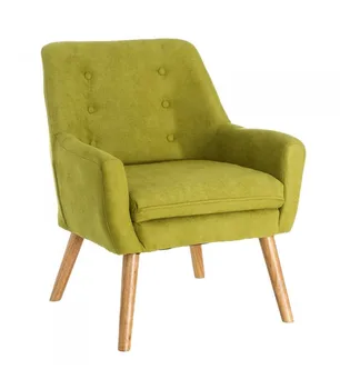 

GREEN ARMCHAIR FABRIC-MODERN WOOD 67X67X81,50 CM