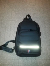 Bolso cruzado para hombre, bandolera a la moda, bolsa de mensajero con carga USB, mochila con una sola Correa Oxford, 2020