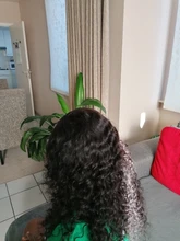 Peluca de cabello humano con cierre de onda profunda, peluca con malla Frontal 180, nudos blanqueados, Remy, 4x4