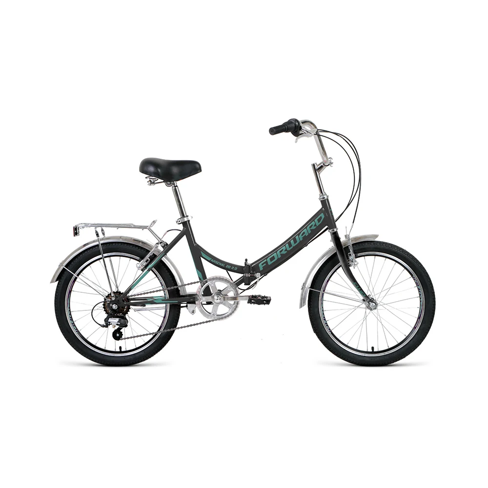 Велосипед FORWARD ARSENAL 20 2.0(20" 6 ск. рост 14" скл - Цвет: Светло-серый