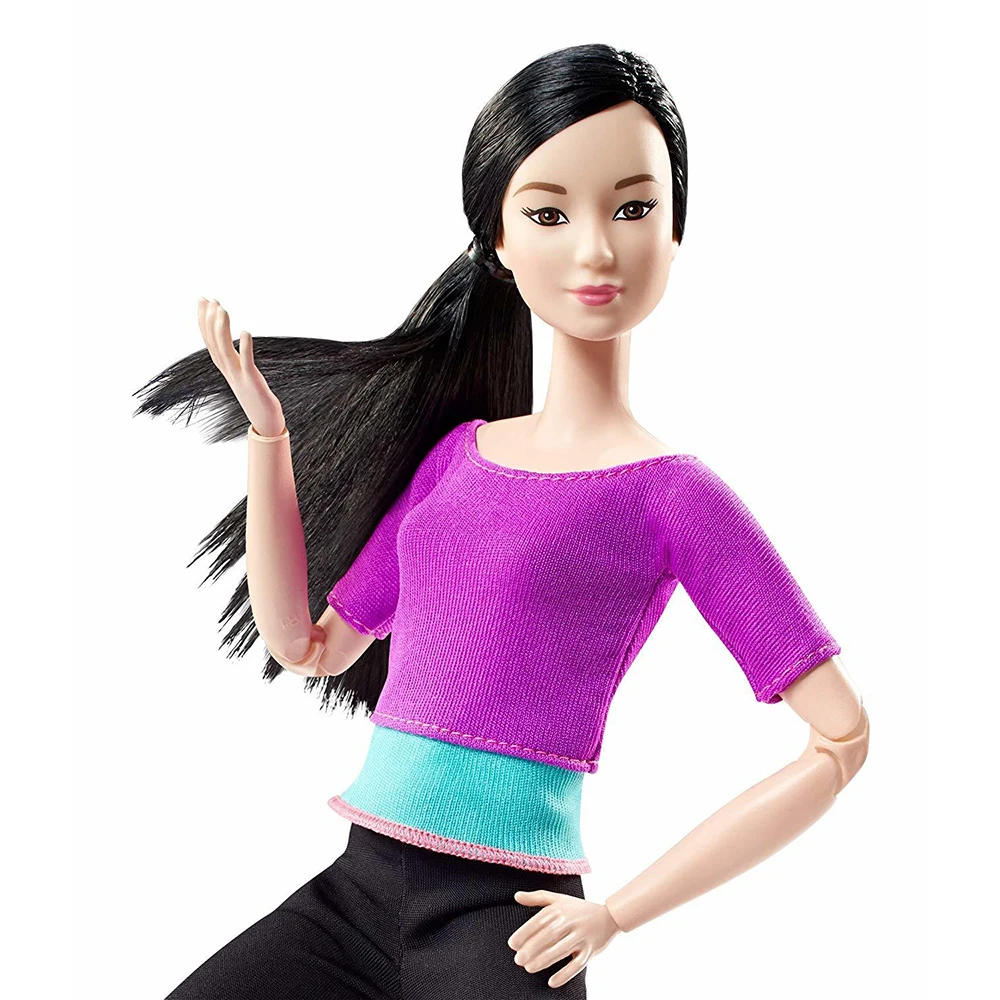 Кукла Barbie Безграничные движения Фиолетовый топ