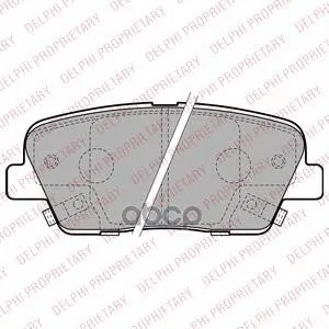 Колодки Тормозные Hyundai Santa Fe(Cm) 2.2d 09-/Kia Sorento(Xm) 09- Задние Delphi Lp2202 Delphi арт. LP2202
