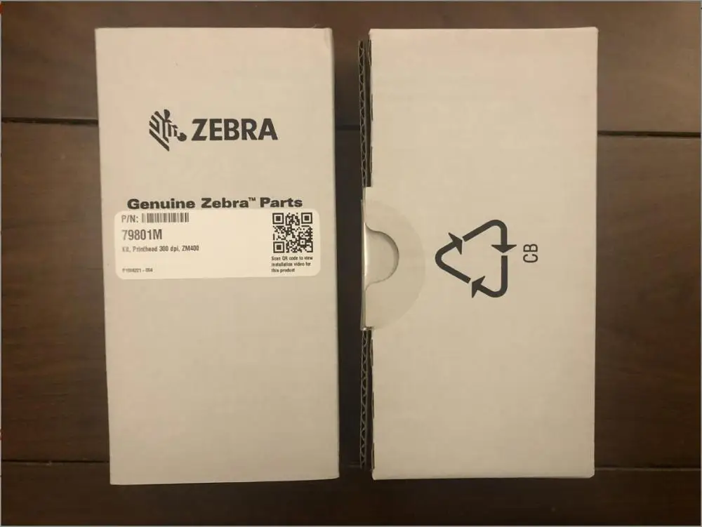 Новая Оригинальная печатающая головка для Zebra ZM400 300 точек/дюйм Тепловая P/N: 79801M |