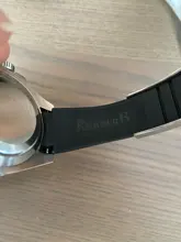 Correa de silicona de extremo curvado para reloj, 20mm, negro, verde, azul y naranja, para correa de papel, RX, Daytona, Submariner, GMT explorer 2, pulsera