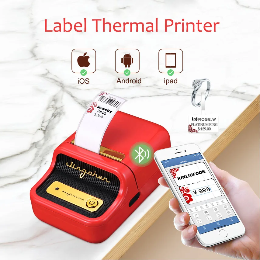 Niimbot B21 Label Printer portable thermal wireless bluetooth