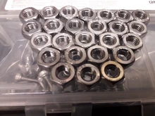 Tuercas hexagonales métricas DIN934, M2, M2.5, M3 M4 M5 M6 M8 M10 M12, M14, M16, M18, M20, M22, M24, acero al carbono, tuercas hexagonales de acero inoxidable