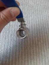 Stainless-Steel Ball-Valve Vinyl-Handle Female SS304 BSPT with 1-1/2-2P Full-Port 3/8-