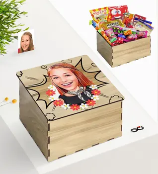 

Tailor-made In Wooden Box Lady Caricature Of Nostalgic Lezzetler Gift Seti-35