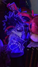 Led-Light 3d-Lamp Bedroom Decor Gift Manga Acrylic Academia Cool Dabi Anime Colorful