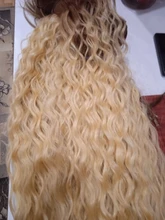 Ídolo de moda suelta el pelo de la onda profunda mechones extensiones de cabello Ombre mechones 28-32 pulgadas 120g Super largo pelo sintético del pelo rizado del pelo de la onda