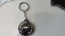 LLavero de dragón para coche, juego novedoso, Llavero de Metal de llavero de Mortal Kombat, para regalo, llavero, joyería para coches