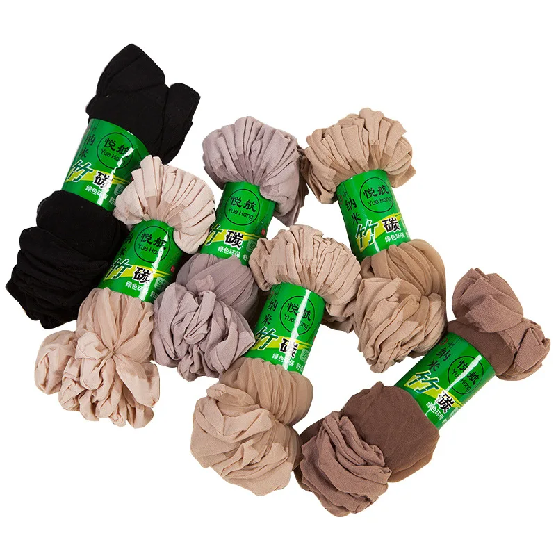 10 пар,, женские летние сексуальные ультратонкие прозрачные шелковые носки с кристаллами, высокие эластичные цветные нейлоновые короткие носки для женщин