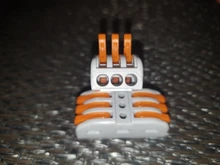 Cable-Connectors Splicing Push-In-Terminal-Block Fast-Wire Mini SPL-2/3 Compact Spring