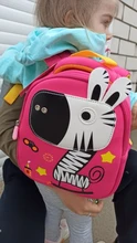Mochila de grado alto para bebés y niñas, morral escolar 3D antipérdida con dibujos animados para guardería, impermeable de dinosaurios