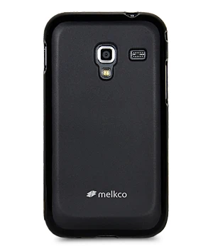Чехол силиконовый для Samsung Galaxy Ace Plus (S7500) Melkco Poly Jacket TPU (Black Mat)Ver.2 | Мобильные