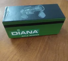 DIANA-Mira telescópica para rifle de caza, visor óptico táctico con punto verde y rojo ajustado a carril con alcance 2x40, 3x42, 3x44, 1x40 para 11/20mm