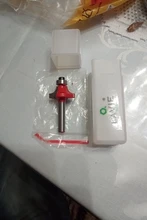 1pc 6mm vástago Router poco recta T poco V de corte de esquina redonda Cove caja mm broca para fresa para madera MC06010