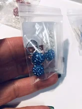 Gran oferta Multi colores 1 par Real 925 plata esterlina Pura Austria Bola de discoteca pavé de palanca pendiente de la joyería de la mujer