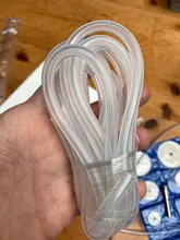 Tubo de bomba peristáltica de grado alimenticio, manguera de tubo de silicona, diámetro interior de 0,8-7,9mm, 1-10 metros