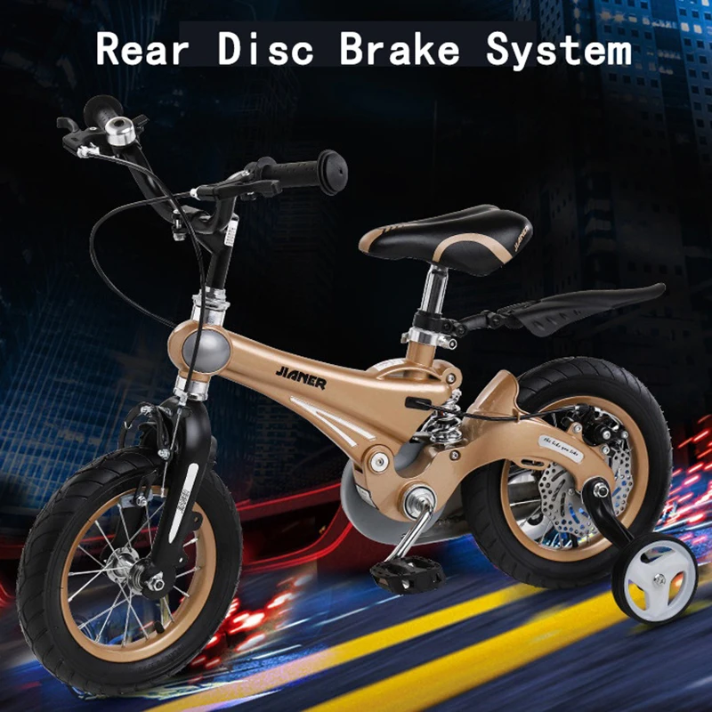 Children Bicycle Scalable Foldable Bicicleta Infantil Disc Brake Bike for Kids 2-9 Years Girls Multi Function Children Scooter