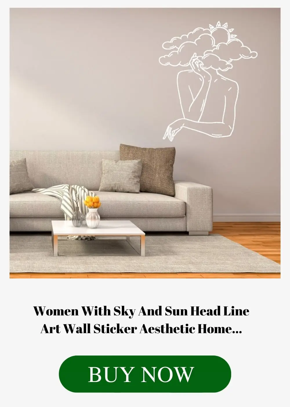 Art Home Decor Canvas Painting Wall Picture Simple Elk Sketch Printing Wall.. (1)