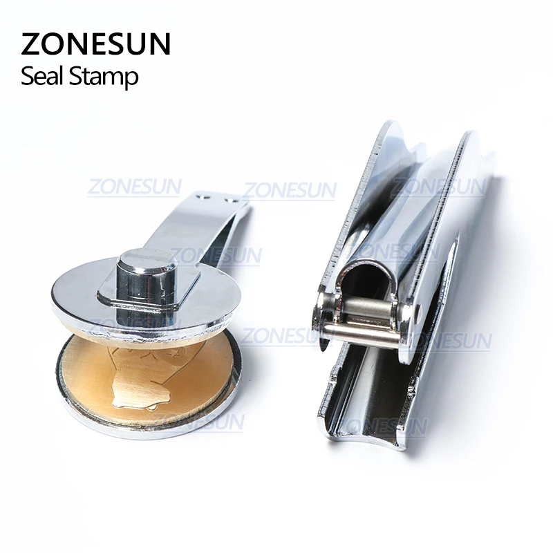  ZONESUN Custom Brass Embossing Stamp Logo Personalized Embossing Seal Stamp For Letter Wedding Enve