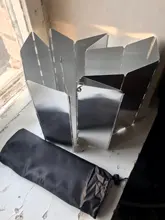 Estufa de Gas de 8/9/10/12/14/16 placas, protector de viento para exteriores, Camping, Picnic, quemador de cocina a prueba de viento, pantalla de aleación de aluminio