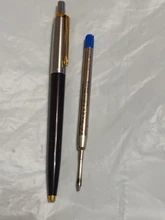 6 uds 0,7mm bolígrafo punto medio bolígrafo repuestos repuesto recambios para bolígrafos Parker La escuela suministros de papelería de oficina