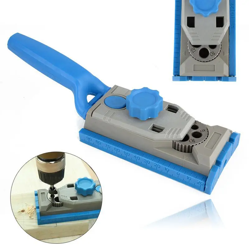 Ctghgyiki Tenon Round Wood Locator Drilling Positioner Drill Hole Woodworking Tool Pocket Hole Jig Woodworking Tools