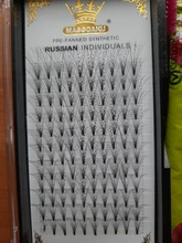 MASSCAKU-pestañas de visón falso, extensiones de pestañas profesionales prefabricadas, anchas, 3d/4d/5d/6d/10d/20d, volumen ruso