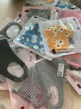 Mascarilla reutilizable de algodón Pm2.5, máscara facial gruesa, transpirable, lavable, con filtros, máscara caliente