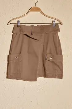 

Trendyol Detail at Waist Denim Skirt TWOSS20ET0439