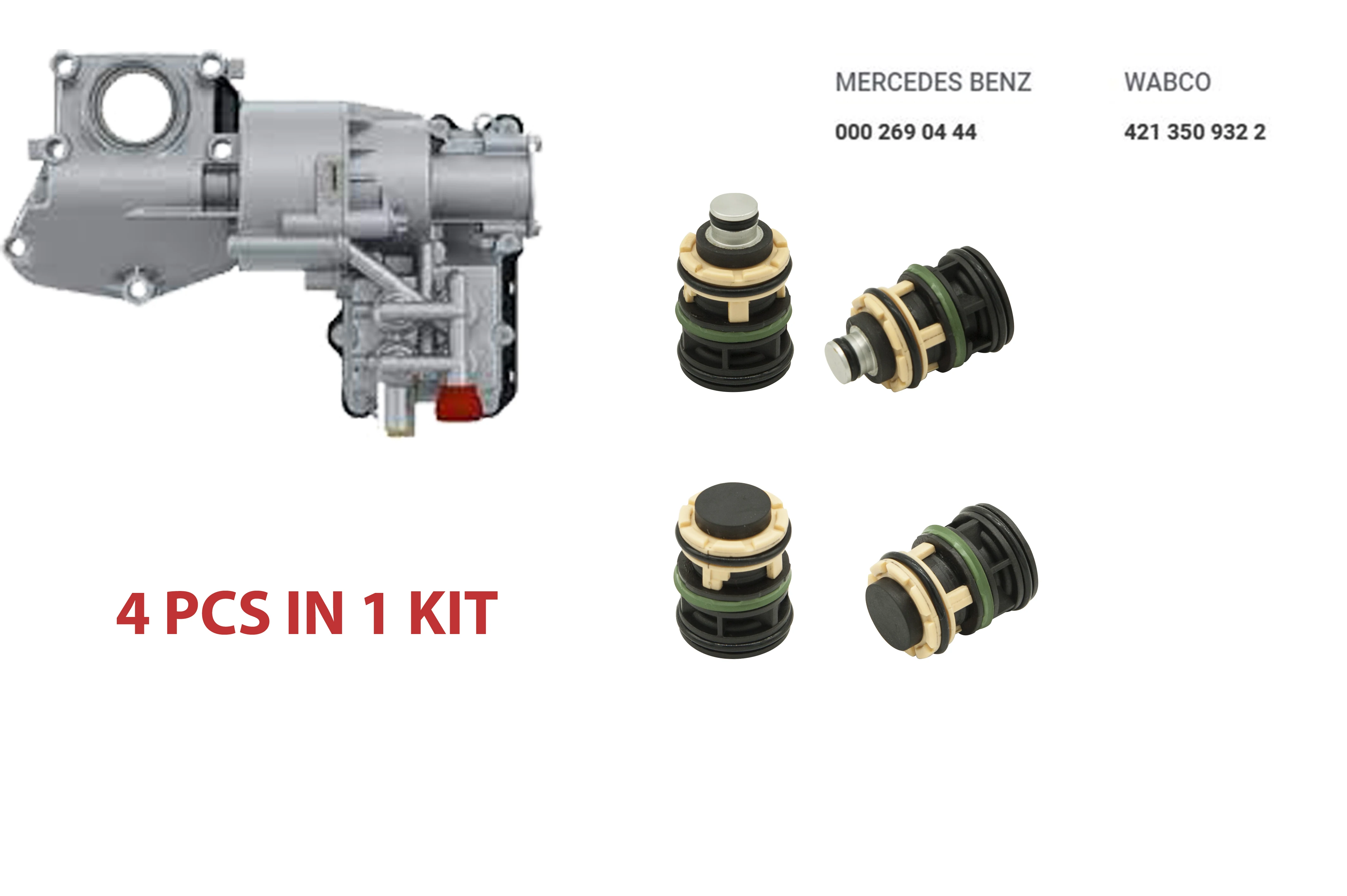 Repair Kit For Gearbox Housing Valve Wabco 4213509322
