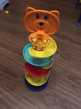 Pelota montón de rompecabezas de Torre juguetes para bebés sonajero Spin Track educativos recién nacido juguetes para niños 1 y pasatiempos