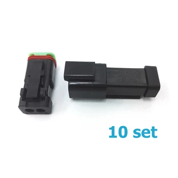 

10set ECAHAYAKU Deutsch DT Connector Plug Kit Electrical Female Male Automotive Marine Led Work Lights Wire Cable Connector Plug