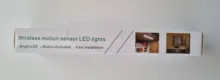 6/10 LEDs PIR LED Motion Sensor Light Cupboard Wardrobe Bed Lamp LED Under Cabinet Night