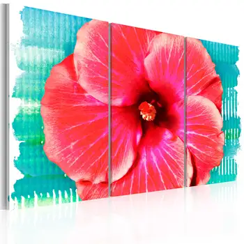 

Table-Hawaiian flower-triptych-120x80