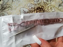 Correa de reloj de acero inoxidable para Samsung Galaxy Watch active 2, 20mm, bandas de muñeca para Samsung Gear sport S2