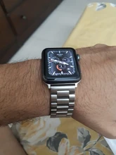 Correa de acero inoxidable para Apple Watch, correa de Metal de 42mm y 38mm para pulsera de 40mm y 44mm, correas para reloj iWatch Series SE 6 5 4 3 2 1