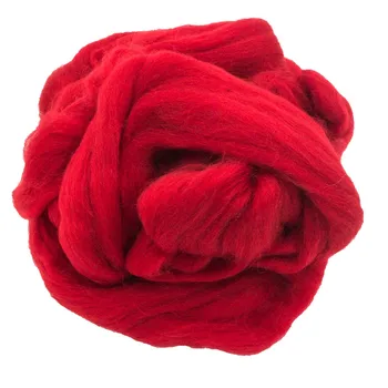 

84324-2 ORCHIDEA Wool for felting, color: red, 50g