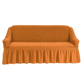 

Cover for a corner sofa with a ledge (Ottoman) without a skirt