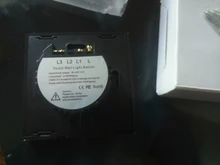 Minitiger-Interruptor de pared de lujo con Sensor táctil, interruptor estándar europeo y británico, de cristal gris claro, de 1/2/3 entradas y 1 vía CA 220