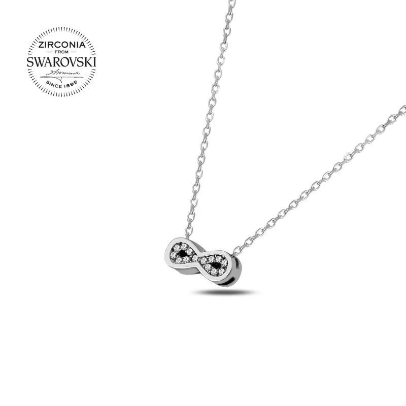

Armagano Swarovski Zirconia Cubic Zirconia Infinity Necklace