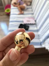 KAK Zinc Alloy Pearl Gold Cabinet Knobs Kitchen Door Handles Drawer Cupboard Door Handle