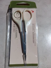 Eyebrow-Scissors Manicure Curved-Tip Stainless-Steel Makeup Small SEMBEM Slim