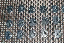 20 unids / lote encantos de pata de Color plata antigua colgante de pata de perro encantos lindos encantos de pata de gato para hacer joyas artesanía DIY