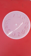 Uds árabe números reloj de silicona molde Artesanías hechas a mano reloj Moldes de resina epoxi para la fabricación de la joyería DIY encontrar suministros de herramientas