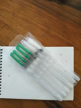 Pincel de pintura rellenable, 1/3/6 piezas, pincel de con depósito de agua para acuarela, lápiz de tinta para pinceles de acuarela suave para pintura, calligráfico, dibujo, suministros de arte