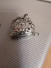 Reloj de bolsillo de cuarzo hueco en forma de corazón para mujer, collar, cadena colgante, regalo, DOD886, novedad