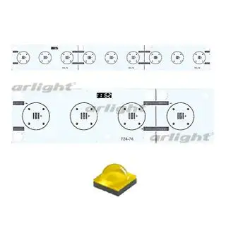 019174 Плата 240x30 9XP CREE (3x3 724 135) 1 шт. Arlight|Новизна освещения| |